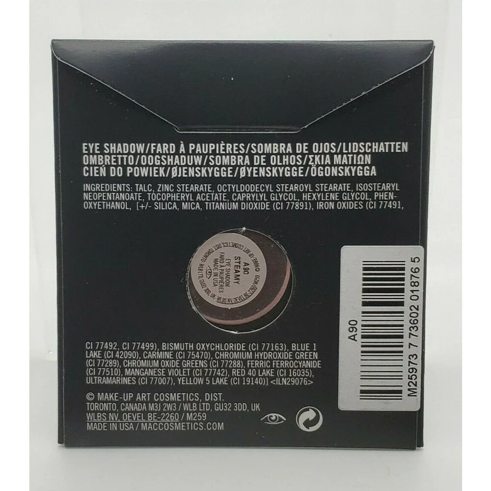 MAC STEAMY Eye Shadow ~ Blue Green Gold Pearl Frost ~ Pro Palette Pan Refill